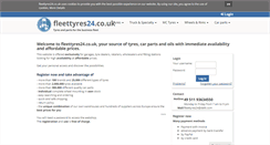 Desktop Screenshot of fleettyres24.co.uk